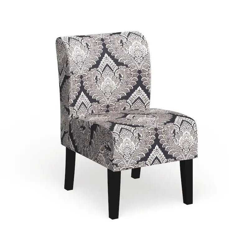 The Curated Nomad Pavilion Upholstered Armless Accent Slipper Chair