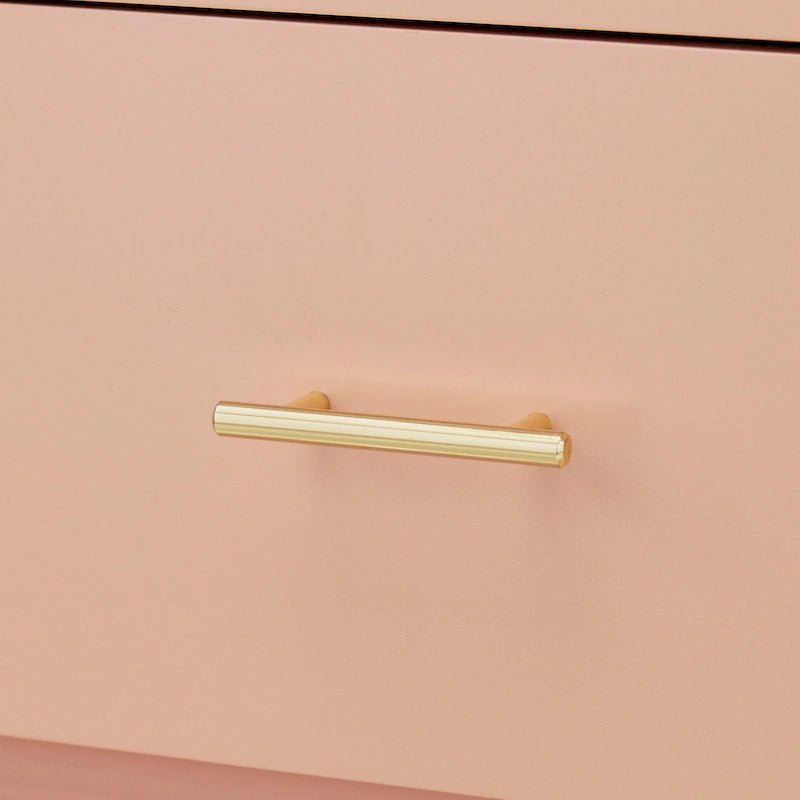 Mid-Century Modern Two-Drawer Writing Desk with Raised Top and Storage