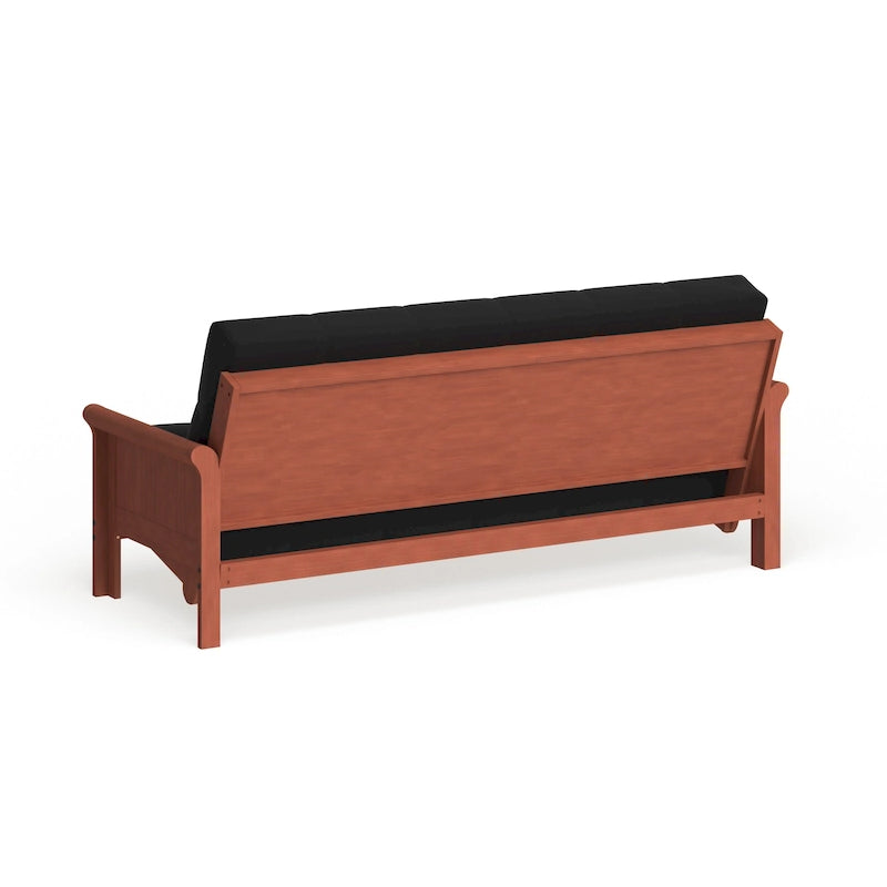 Tufted Twill Futon Mattress with Medium Firm Cotton Foam Support