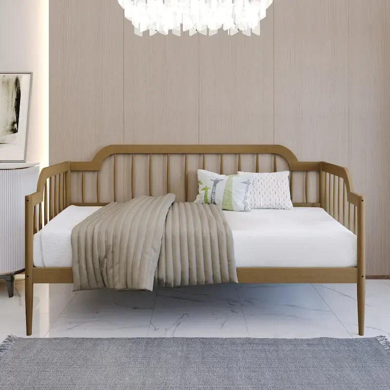 CraftPorch Minimalist Wooden Twin Daybed